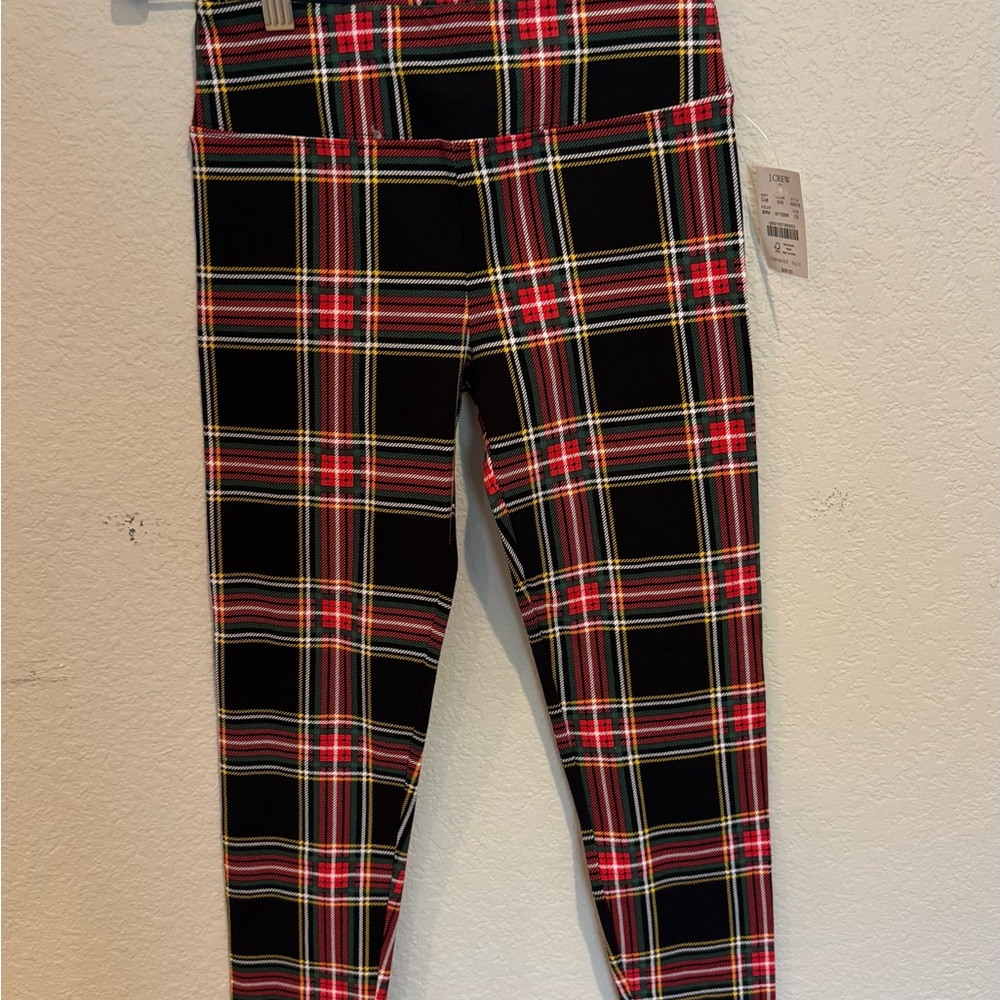 Fa La La La La La La La La La! Black Stuart plaid Leggings